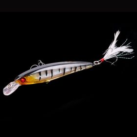 New Mino Artificial Lure Plastic False Bait (Option: H-Feather Hook)