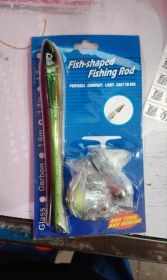 Luya Ice Fishing Rock Fishing Pen Rod (Option: Fishing rod suit)