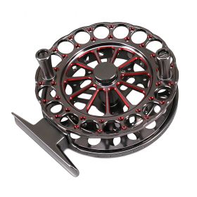 Full metal raft fishing reel (Color: Red)