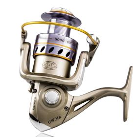 Metal Head Long Cast Spinning Wheel Fishing Wheel (Option: Silver-MA 800)