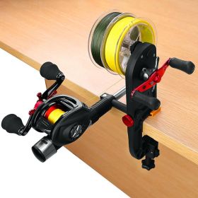 Fishing wheel wire winder (Color: Black)