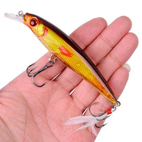 New Mino Artificial Lure Plastic False Bait (Option: A-Feather Hook)