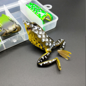 Tossing Lure Soft Leg No Modification Snakehead Special Killing Fishing Black King Floating Box (Option: Black-5.5cm)