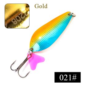 42g Double Iron Plate Sequin Road Sub Fish Hook (Option: 21Color-24g)