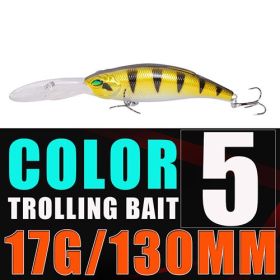 Long Throw Sea Fishing Route Sub Hard Bait 130cm 17g (Option: 5 style)