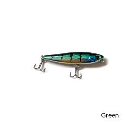 Water Surface Lure Son Dog Topmouth Culter Weever (Color: Green)