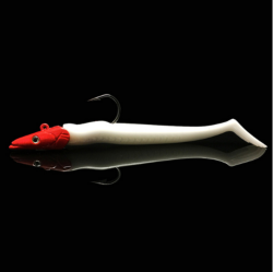 5colors lead head bionic lures (Color: White)