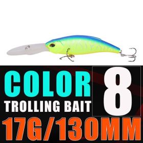 Long Throw Sea Fishing Route Sub Hard Bait 130cm 17g (Option: 8 style)