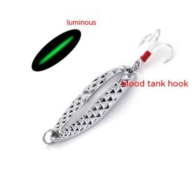 Leech Night Glow Metal Sequin Road Subbait (Option: Silver-15g)